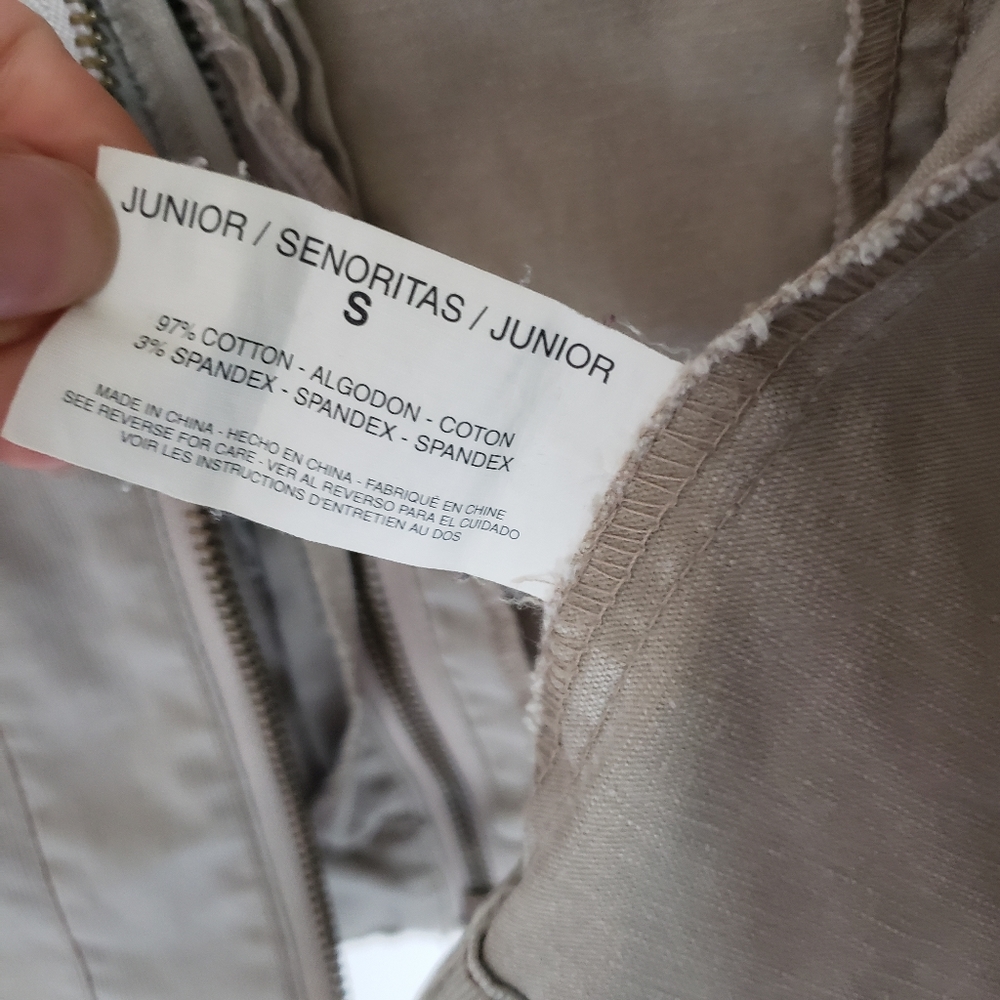 GLO jeans Cream Utility Jacket with Contrast Stitching - Picture 7 of 8